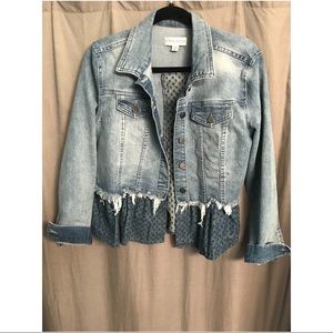 Uniquely detailed denim jacket